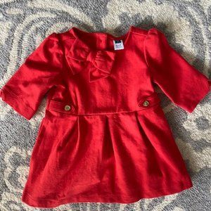 Janie and Jack Red Bow Dress